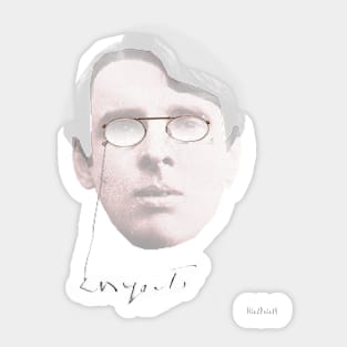 Young Yeats Sticker